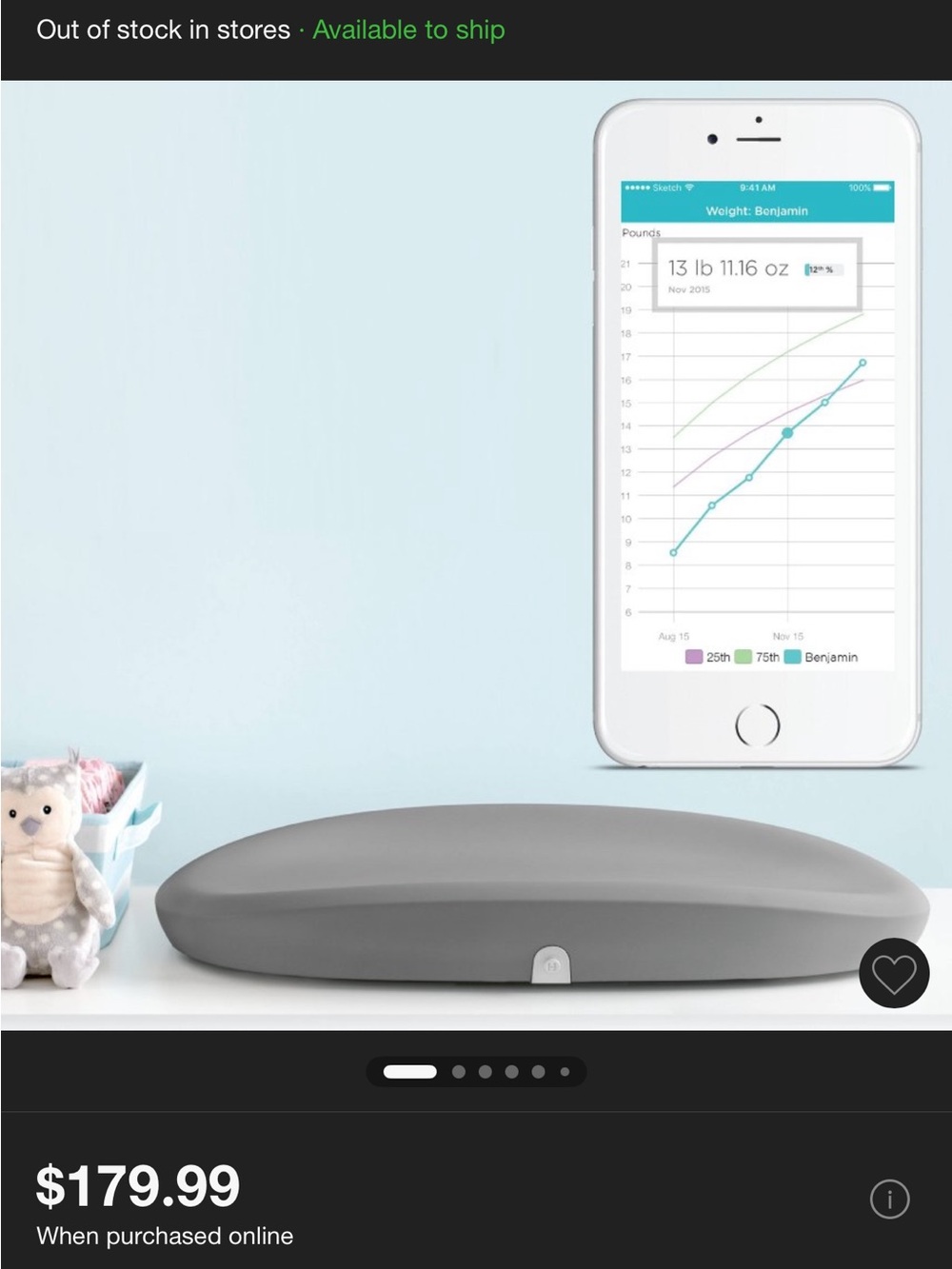 Hatch Baby Grow Scale